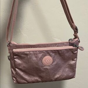 Kipling Metallic Rose Crossbody Bag